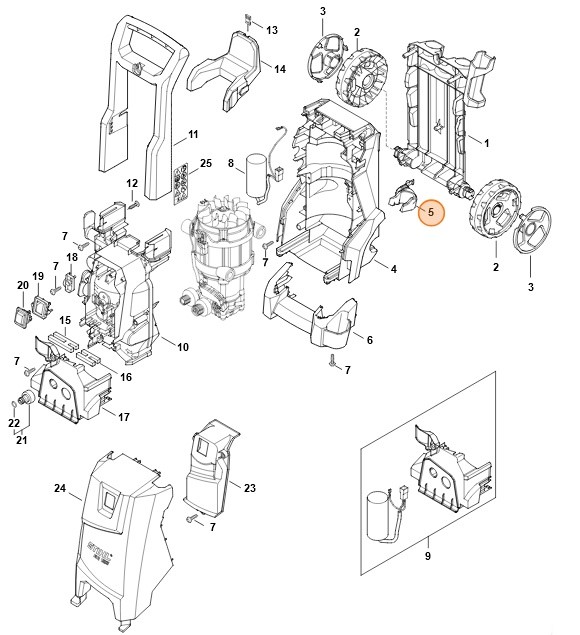Mocowanie, Stihl 49507915401