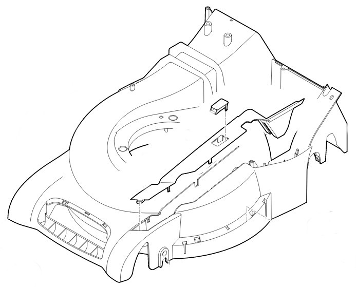 Obudowa kompl., Stihl 63407008511