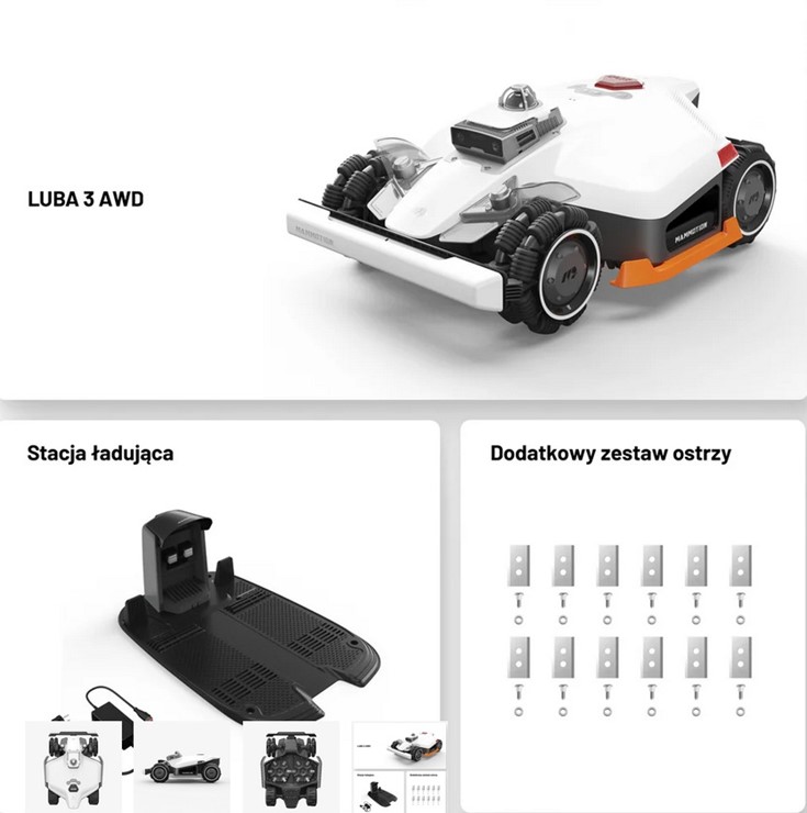 Kosiarka automatyczna LUBA 3 AWD 1500 MAMMOTION
