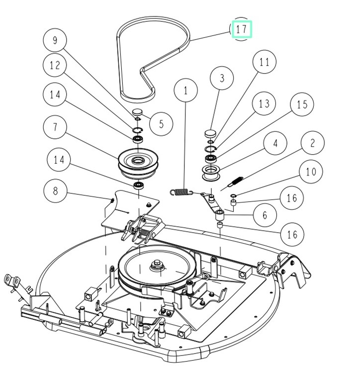 Pasek klinowy SB-56 (W800), Orec 89-6123-005602S