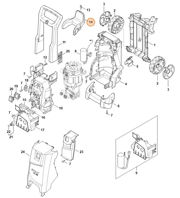 Uchwyt do węża, Stihl 49507926301