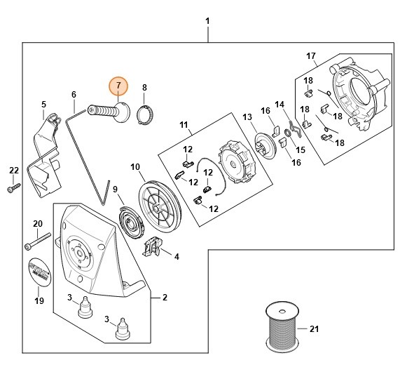 Uchwyt, Stihl 42831953420