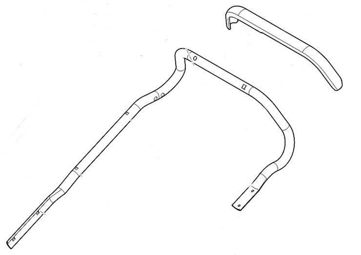 Górna część uchwytu kierującego, Stihl 63787803091