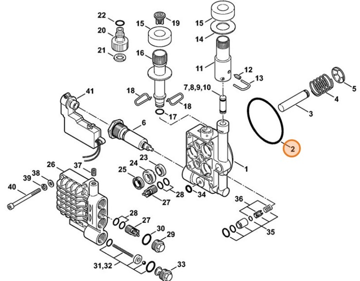 Okrągły pierścień uszczelniający 85x2,62, Stihl 96459458627