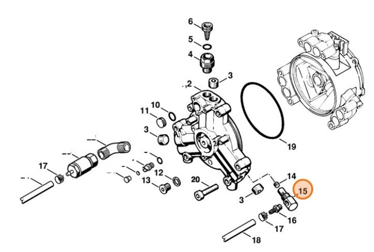 Śruba drążona, Stihl 47247080600