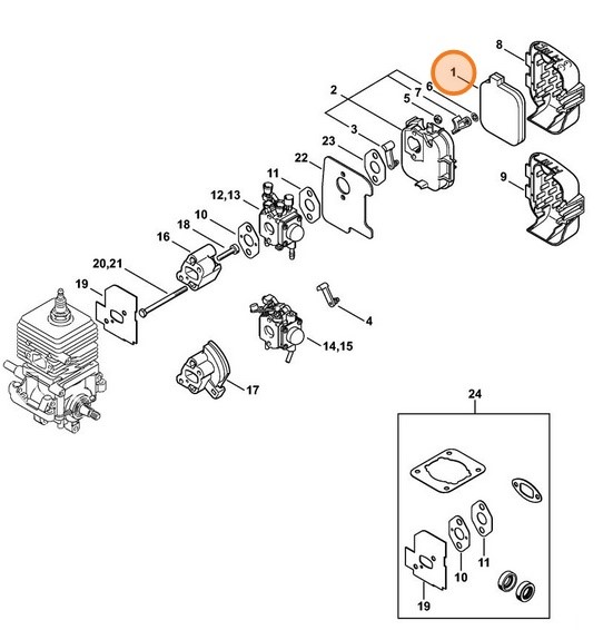 Filtr, Stihl 42291201800