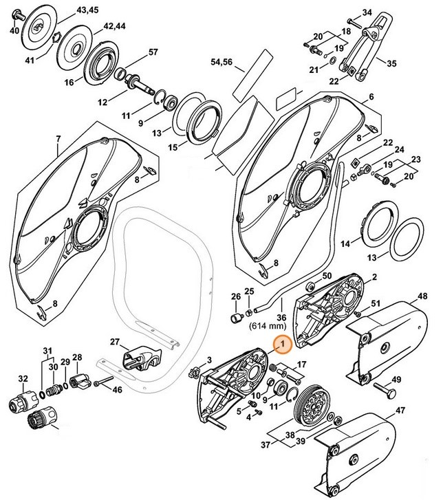 Łożysko / wspornik, Stihl 42247905301