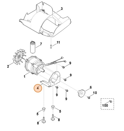 Uchwyt, Stihl 62907006801