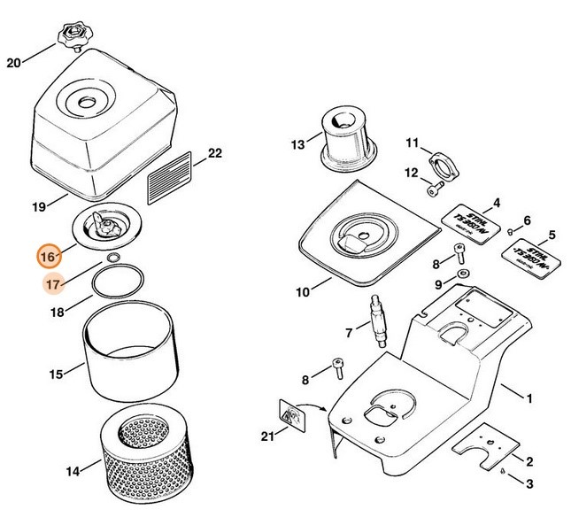 Kołnierz, Stihl 42011402200