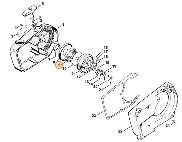 Sprężyna powrotna, Stihl 11111951600