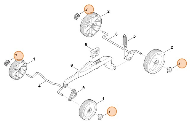 Kołpak koła, Stihl 63207040300