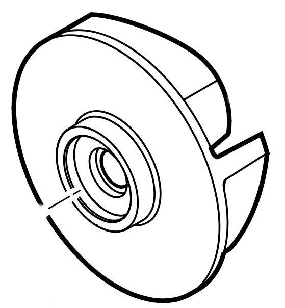 Koło łopatkowe, Stihl VB057700400