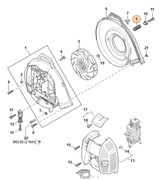 Sprężyna, Stihl 42837913101