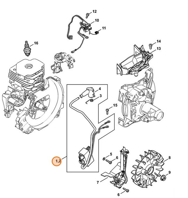 Jednostka sterująca, Stihl 41484004712