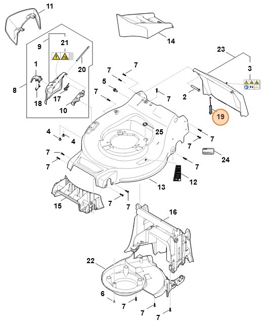 Sprężyna naciągowa, Stihl WA417035110
