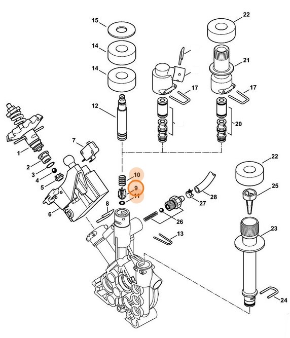 Zawór przeciwzwrotny, Stihl 47685100200