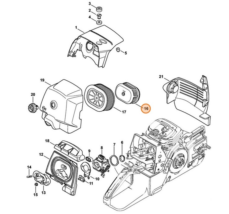 Filtr dodatkowy Stihl 42521401800