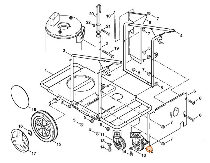 Koło obrotowe, Stihl 47527905901