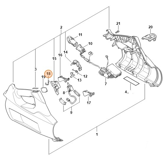 Sprężyna, Stihl 48667913100