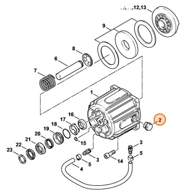 Śruba zamykająca, Stihl 47577085800