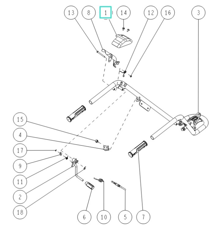 Osłona górna (biała), Orec 0220-10301