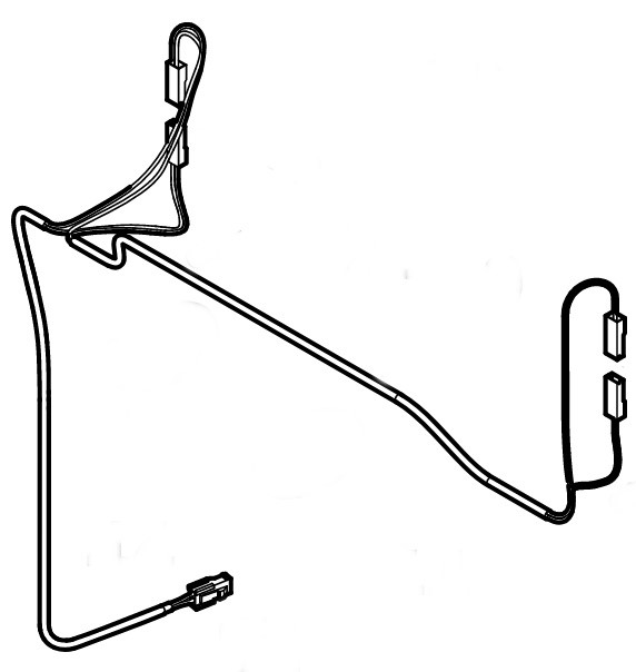 Przewód zasilający świateł, Stihl 61604401945