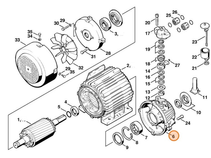 Korpus pompy, Stihl 47057004000
