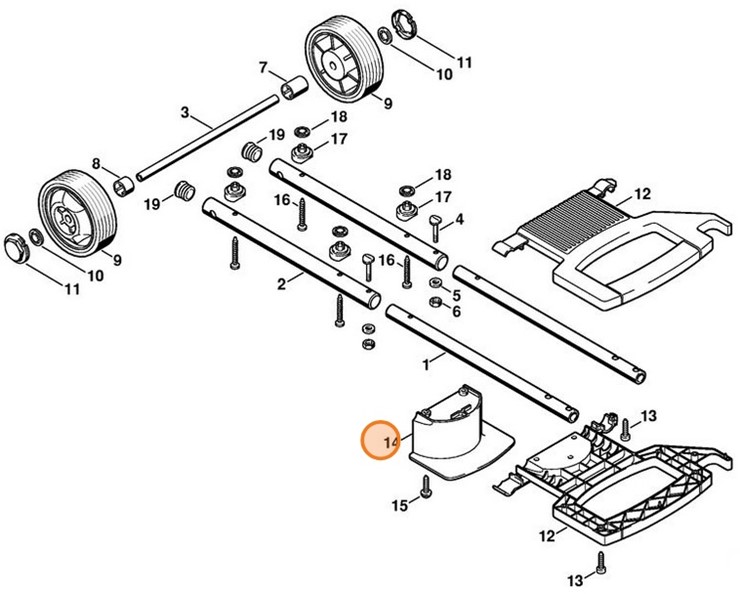 Mocowanie, Stihl 47177915405