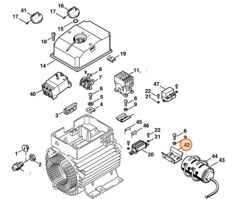 Mocowanie, Stihl 47224356000