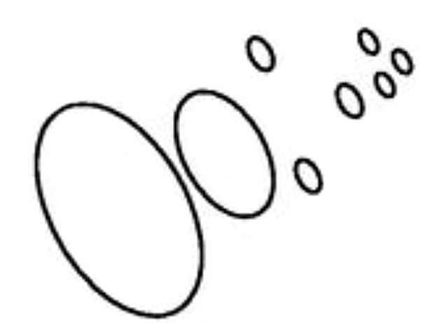 Zestaw uszczelek, Stihl 47800071001