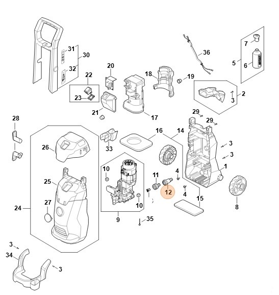 Filtr wody, Stihl RE025005400