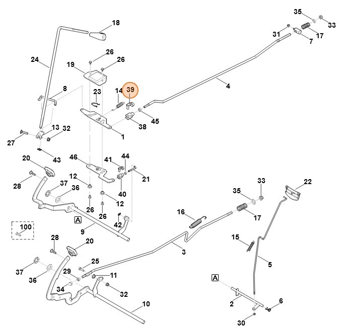 Sworzeń, Stihl 96660039020