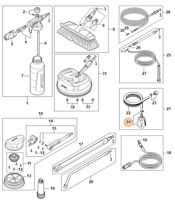 Głowica ssąca, Stihl 49105002401