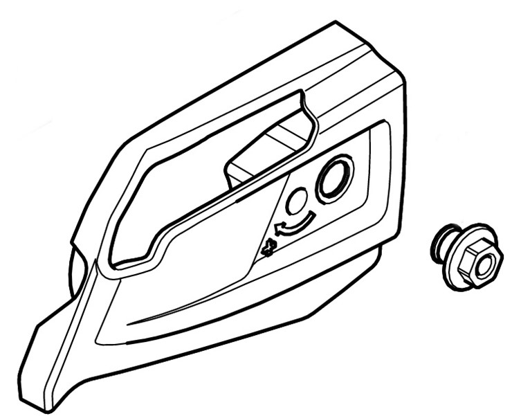 Pokrywa koła napędu łańcucha, Stihl LA026401700