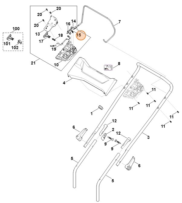 Sprężyna, Stihl 63384358701