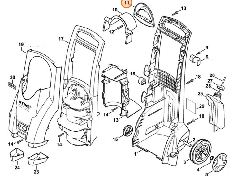 Mocowanie, Stihl 47437922501