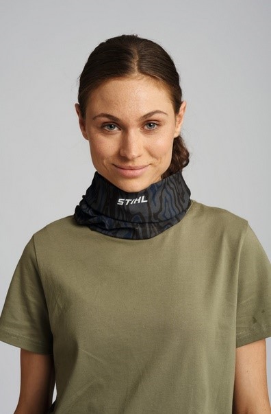 Szal komin BARK zielony/niebieski 04216000205