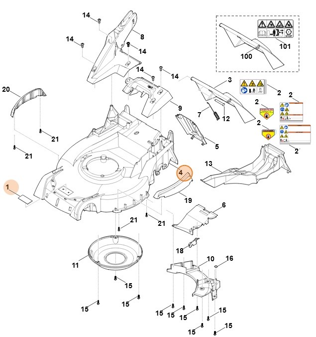 Obudowa, Stihl 63747008501