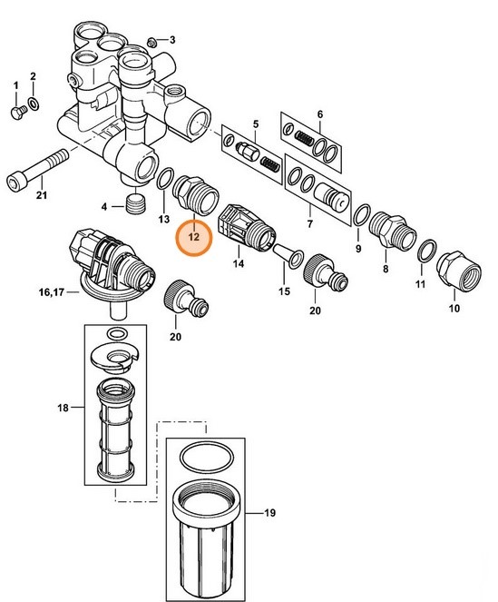 Przyłącze, Stihl 47885110200