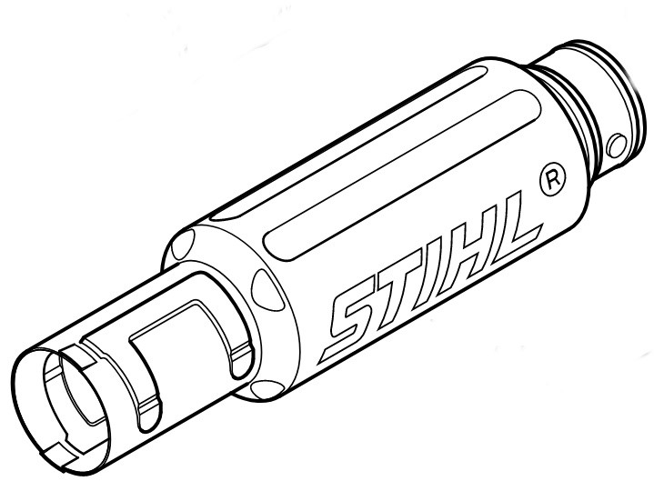 Tłumik wylotu powietrza z dmuchawy, Stihl 42827808201