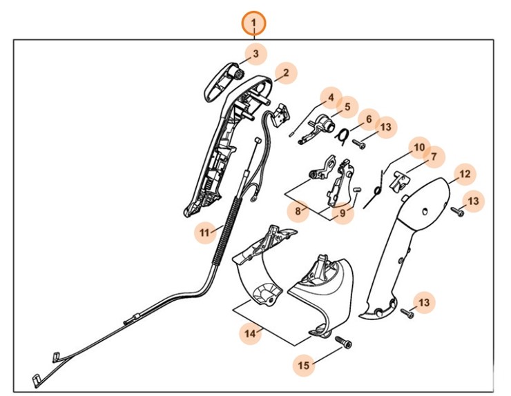 Rękojeść manipulacyjna, Stihl 42417901300