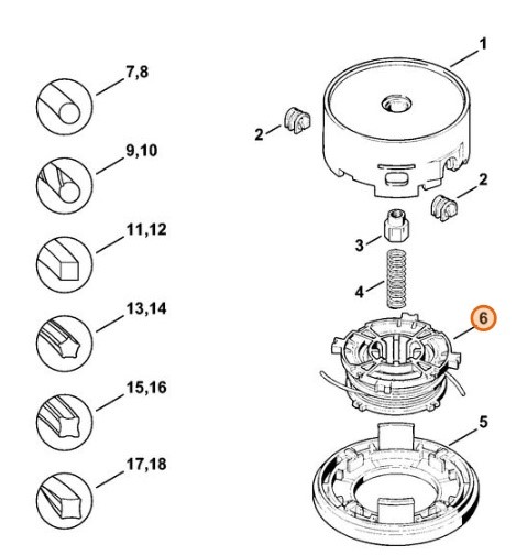 Szpula zamienna, Stihl 40037133011