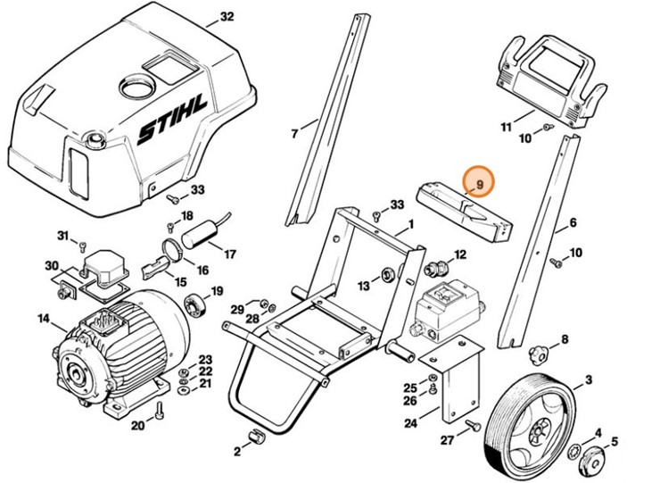 Mocowanie, Stihl 47167915400