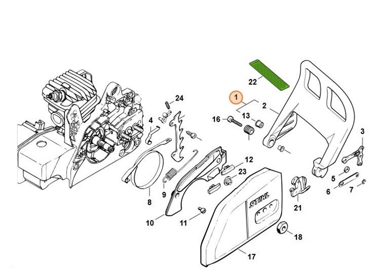 Osłona dłoni, Stihl 11237909150