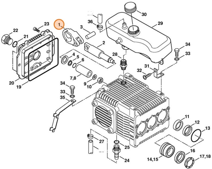 Korbowód, Stihl 47477011700