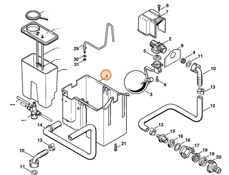 Zbiornik wodny, Stihl 47066706000