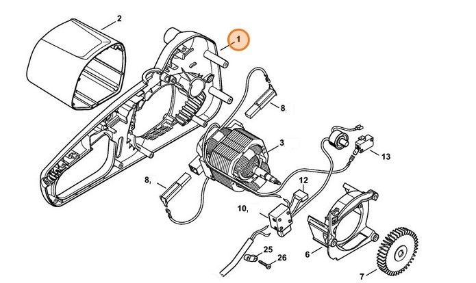 Obudowa silnika, Stihl 12086021202