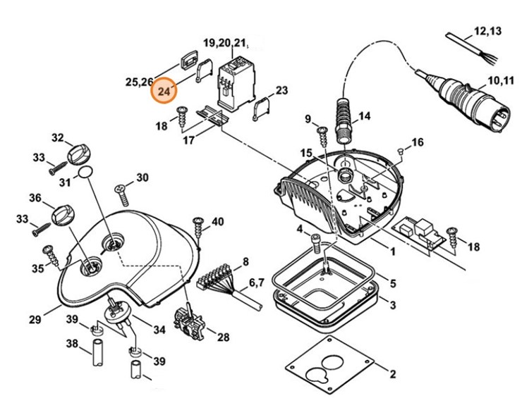 Listwa zaciskowa, Stihl 47474312901