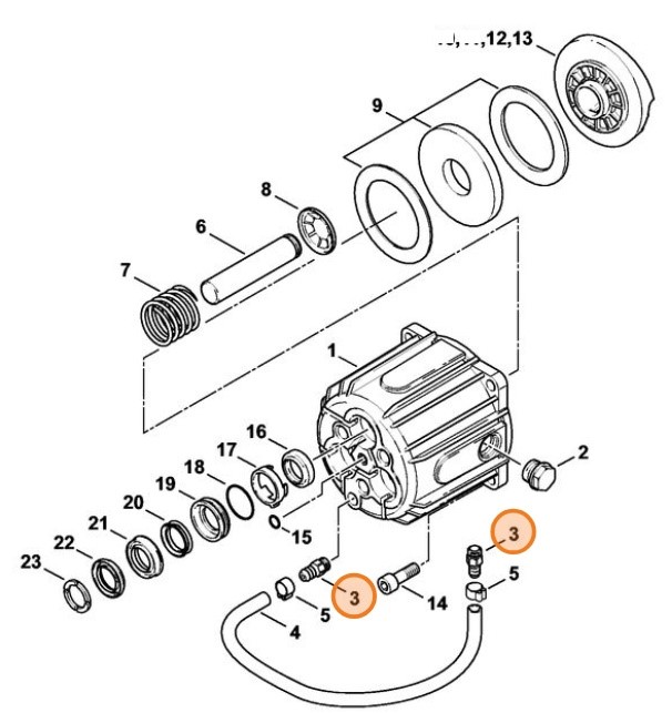 Przyłącze węża, Stihl 47577083900