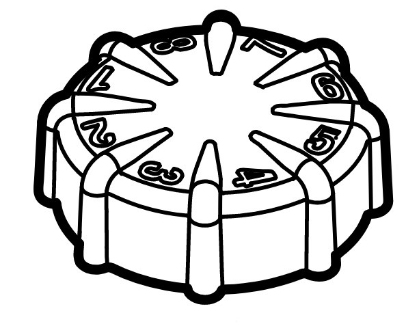 Pokrętło, Stihl 63017636400